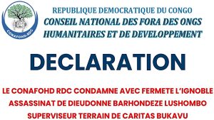 DECLARATION CONAFOHD