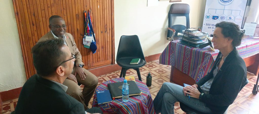 CONAFOHD RDC, reçoit une visite très cruciale du Coordonnateur Humanitaire et de la Cheffe de l’OCHA à Bukavu, Jeudi 20 mars 2025
