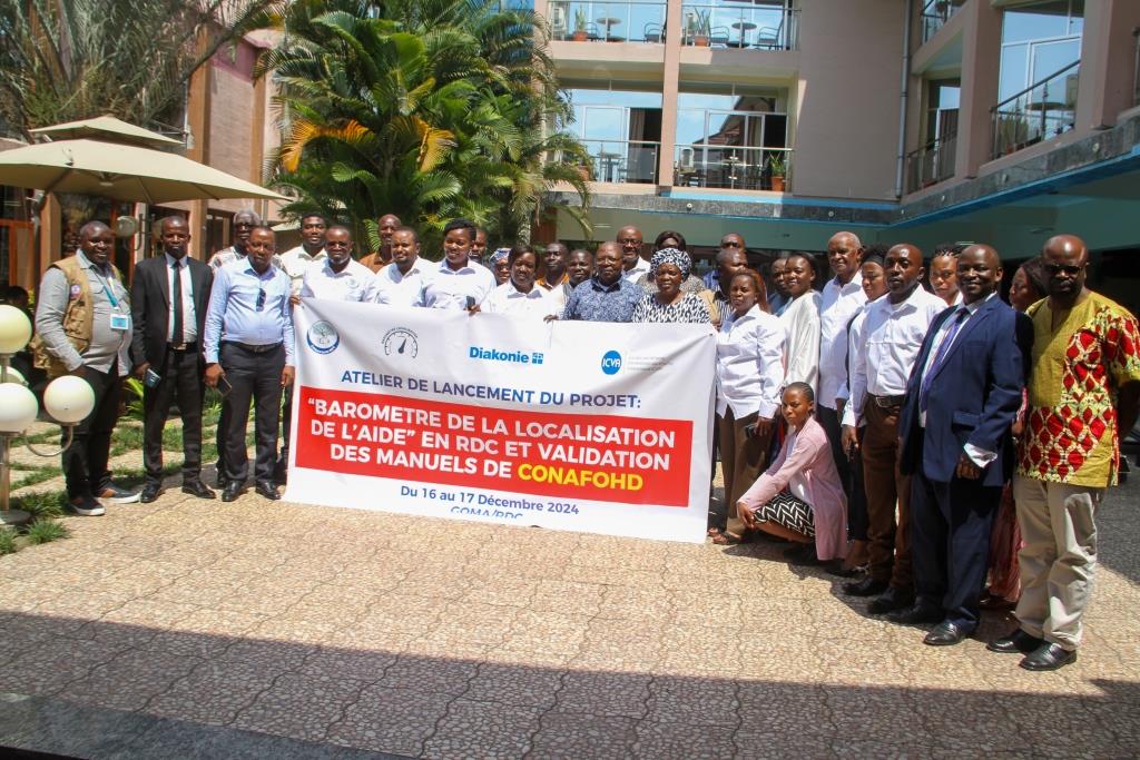 Lancement du projet « Baromètre de la localisation de l’aide humanitaire en RDC » à Goma