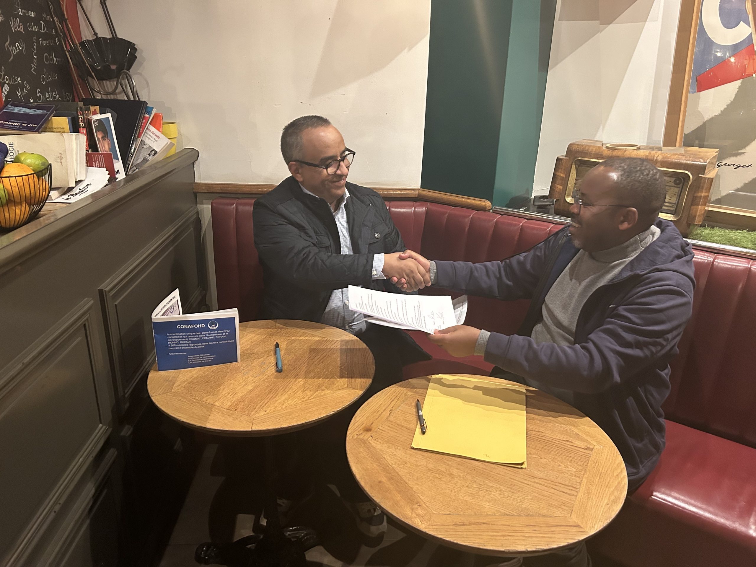 Signature d’un Partenariat Stratégique entre CONAFHOD-RDC et ORGAXYA à Paris