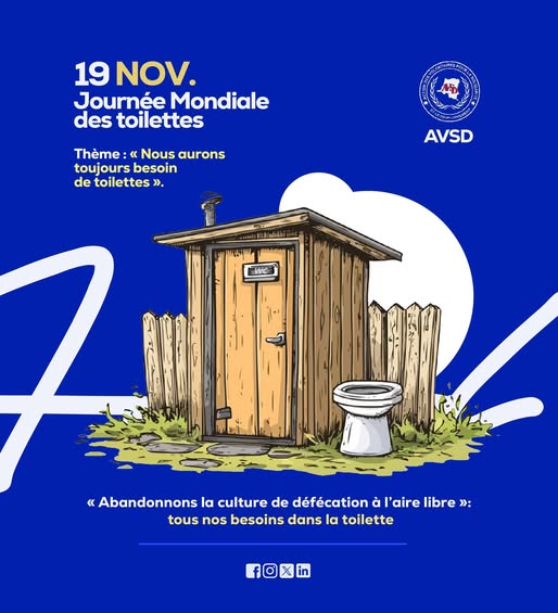 Journée Mondiale des Toilettes 2025 : AVSD renforce son engagement pour un assainissement durable et inclusif